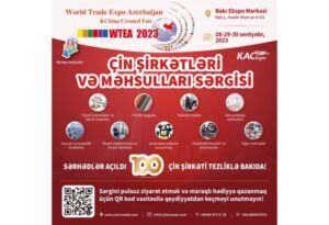 Çin şirkətinin məhsulları sərgilənəcək