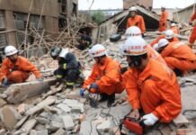 Çində güclü zəlzələ olub, 126 bina dağılıb Çində güclü zəlzələ olub