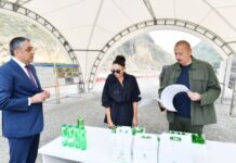 “İstisu” mineral sudoldurma zavodunun tikintisi və “İstisu” Müalicə-İstirahət Kompleksində görülən işlərlə tanışlıq