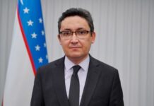 Özbəkistan Respublikası Xarici İşlər Nazirliyinin şöbə müdiri Şoxrux Sadıkov