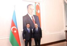 Baş prokuror Kamran Əliyevin dəvətilə Qırğız Respublikasının Baş prokuroru Kurmankul Zuluşevin rəhbərlik etdiyi nümayəndə heyəti ölkəmizə işgüzar səfərə gəlib