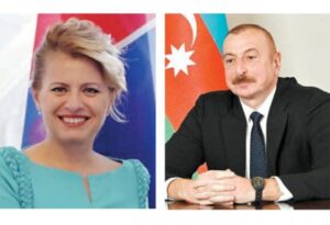Azərbaycan Prezidenti İlham Əliyev Slovakiyanın Prezidenti Zuzana Çaputovaya təbrik məktubu göndərib