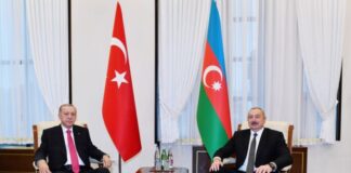 Azərbaycan Respublikasının Prezidenti İlham Əliyev Türkiyə Respublikasının Prezidenti Rəcəb Tayyib Ərdoğanı qarşıladı