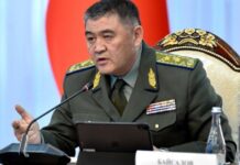 Qırğızıstanın Milli Təhlükəsizlik Dövlət Komitəsinin rəhbəri Kamçıbek Taşiyev