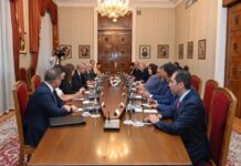 Bolqarıstan Respublikasının Prezidenti Rumen Radev Milli Məclisin sədri Sahibə Qafarova ilə görüşüb