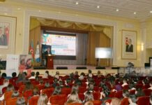 BDU-da III Beynəlxalq Türk Dünyası Kommunikasiya və İncəsənət Simpoziumunun açılışı olub BDU-da III Beynəlxalq Türk Dünyası Kommunikasiya və İncəsənət Simpoziumu