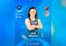 Azərbaycan güləşçisi dünya ikincisi olub Azərbaycan güləşçisi Jalə Əliyeva
