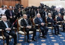 Prezident İlham Əliyev Bişkekdə Prezident Şavkat Mirziyoyevin təltifolunma mərasimində iştirak edib Prezident İlham Əliyev Bişkekdə Prezident Şavkat Mirziyoyevin təltifolunma mərasimində iştirak edib