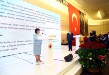 Bakıda Türkiyənin milli bayramı münasibətilə rəsmi qəbul təşkil edilib rəsmi qəbulda Milli Məclisin sədri Sahibə Qafarova, Türkiyənin Azərbaycandakı səfiri Cahit Bağçı