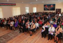 Şəki şəhər Səməd Vurğun adına folklor evində kəlağayıdan bəhs edən ədəbi-bədii gecə keçirilib Şəki şəhər Səməd Vurğun adına folklor evində kəlağayıdan bəhs edən ədəbi-bədii gecə keçirilib