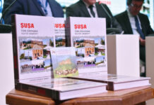 “Şuşa Türk dünyasının mədəniyyət paytaxtı” adlı ensiklopedik nəşrin və Şuşaya aid poçt markasının təqdimatı keçirilib “Şuşa Türk dünyasının mədəniyyət paytaxtı” adlı ensiklopedik nəşrin və Şuşaya aid poçt markasının təqdimatı