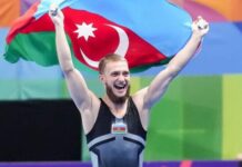 Azərbaycan gimnastı dünya çempionatında qızıl medal qazanıb Azərbaycan milli komandasının üzvü Mixail Malkin