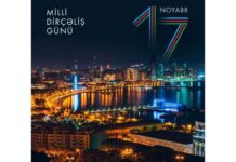 Birinci vitse-prezident Mehriban Əliyeva Milli Dirçəliş Günü ilə bağlı paylaşım edib 17 Noyabr - Milli Dirçəliş Günü