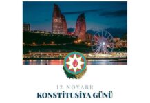 Birinci vitse-prezident Mehriban Əliyeva Konstitusiya Günü ilə bağlı paylaşım edib Konstitusiya Günü