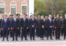 Naxçıvanda Mustafa Kamal Atatürkün anım mərasimi keçirilib Naxçıvanda Mustafa Kamal Atatürkün anım mərasimi