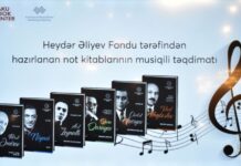 Heydər Əliyev Fondu tərəfindən hazırlanan Azərbaycan bəstəkarlarının əsərlərindən ibarət not kitablarının təqdimatı olub Heydər Əliyev Fondu tərəfindən hazırlanan Azərbaycan bəstəkarlarının əsərlərindən ibarət not kitablarının təqdimatı