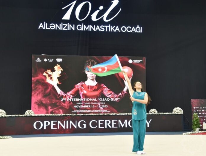 Bədii gimnastika üzrə ikinci beynəlxalq “Ocaq kuboku” yarışının açılış mərasimi