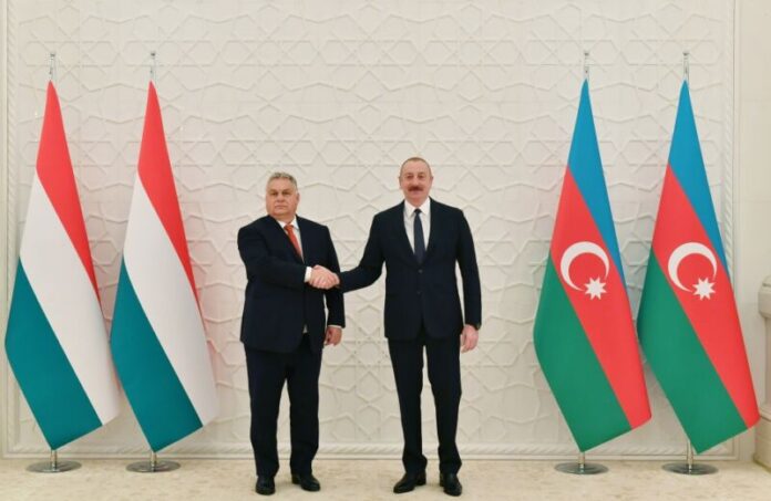 Noyabrın 23-də Azərbaycan Respublikasının Prezidenti İlham Əliyev Macarıstanın Baş naziri Viktor Orban ilə görüşüb