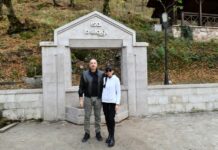 Prezident İlham Əliyev və birinci xanım Mehriban Əliyeva Şuşada İsa bulağında olublar Prezident İlham Əliyev və birinci xanım Mehriban Əliyeva Şuşada İsa bulağında olublar