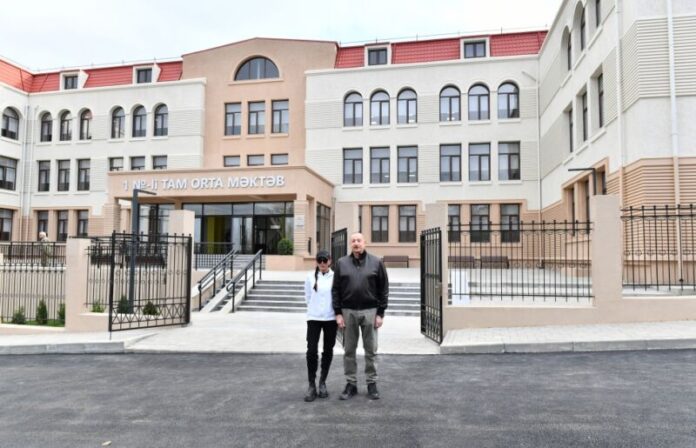 Şuşa şəhəri 1 nömrəli tam orta məktəbin açılışı