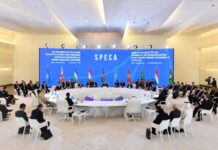 Bakıda BMT-nin Mərkəzi Asiya Ölkələrinin İqtisadiyyatları üçün Xüsusi Proqramının – SPECA-nın Zirvə görüşü keçirilib Heydər Əliyev Mərkəzində BMT-nin Mərkəzi Asiya Ölkələrinin İqtisadiyyatları üçün Xüsusi Proqramının – SPECA-nın iştirakçı ölkələrinin dövlət və hökumət başçılarının Zirvə görüşü