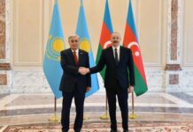İlham Əliyev qazaxıstanlı həmkarını ad günü münasibəti ilə təbrik edib Azərbaycan Prezidenti İlham Əliyev Qazaxıstan Prezidenti Kasım-Jomart Tokayev ilə görüşüb