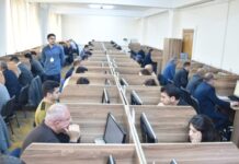 Vəkillər Kollegiyasına üzvlüyə qəbulla bağlı imtahanın yazılı test mərhələsi keçirilir Vəkillər Kollegiyasına üzvlüyə qəbulla bağlı imtahan