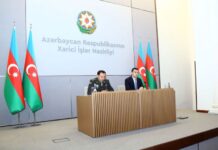 XİN-də Qarabağda Ermənistanın qeyri-qanuni hərbi fəaliyyəti və növbəti hərbi cinayət planları ilə bağlı aşkarlanmış yeni faktlara dair brifinq keçirilib Xarici İşlər Nazirliyinin və Müdafiə Nazirliyinin birgə mətbuat brifinqi