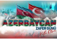 Türkiyə MN Zəfər Gününü Azərbaycan himni ilə təbrik edib 8 Noyabr - Zəfər Günü