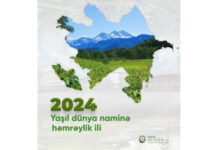 Prezident İlham Əliyev “2024 – Yaşıl dünya naminə həmrəylik ili” ilə əlaqədar paylaşım edib 2024 - Yaşıl dünya naminə həmrəylik ili