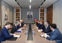 Azərbaycanın xarici işlər naziri ABŞ Dövlət katibinin köməkçisi ilə görüşüb Dekabrın 6-da Azərbaycanın xarici işlər naziri Ceyhun Bayramov ABŞ Dövlət katibinin Avropa və Avrasiya məsələləri üzrə köməkçisi Ceyms O’Brayn ilə görüş keçirib