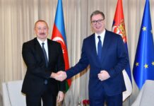 Aleksandr Vuçiç Prezident İlham Əliyevə zəng edib Azərbaycan Prezidenti İlham Əliyevin Serbiya Prezidenti Aleksandar Vuçiçlə təkbətək və geniş tərkibdə görüşləri olub