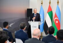 COP28 çərçivəsində Qarabağın və Şərqi Zəngəzurun “yaşıl enerji” potensialı ilə bağlı təqdimat olub ekologiya və təbii sərvətlər naziri Muxtar Babayev