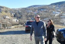 Prezident İlham Əliyev və birinci xanım Mehriban Əliyeva Xocalı rayonunun Şuşakənd kəndinin ərazisinə baxış keçiriblər Prezident İlham Əliyev və birinci xanım Mehriban Əliyeva Xocalı rayonunun Şuşakənd kəndinin ərazisinə baxış keçiriblər