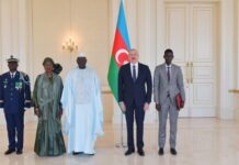 Azərbaycan Prezidenti İlham Əliyev Seneqalın ölkəmizdə yeni təyin olunmuş səfirinin etimadnaməsini qəbul edib Azərbaycan Respublikasının Prezidenti İlham Əliyev yanvarın 18-də Seneqal Respublikasının ölkəmizdə yeni təyin olunmuş fövqəladə və səlahiyyətli səfiri Şeyx Qeyenin etimadnaməsini qəbul edib