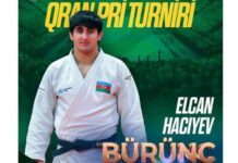Azərbaycanın daha bir cüdoçusu Qran-Pri turnirində bürünc medal qazanıb Elcan Hacıyev