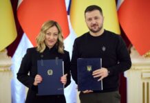 Ukrayna İtaliya ilə təhlükəsizlik sazişi imzalayıb Ukrayna Prezidenti Volodimir Zelenski və İtaliyanın Baş naziri Corcia Meloni
