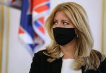 Slovakiya Prezidenti koronavirusa yoluxub Slovakiya Prezidenti Zuzana Çaputova