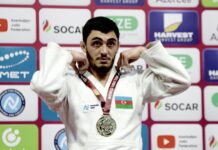 “Böyük Dəbilqə”: Azərbaycanın daha bir cüdoçusu qızıl medal qazanıb Murad Fətiyev