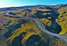 Siyəzəndə avtomobil yolu yenidən qurulub Siyəzən avtomobil yolu