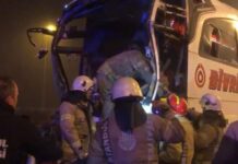 Türkiyədə ağır yol qəzasında 19 nəfər yaralanıb Türkiyədə ağır yol qəzası