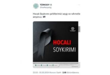TÜRKSOY: Xocalı soyqırımı şəhidlərini hörmət və rəhmətlə yad edirik Beynəlxalq Türk Mədəniyyəti Təşkilatı - TÜRKSOY Xocalı soyqırımının 32-ci ildönümü ilə bağlı paylaşım edib