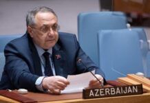 Azərbaycan BMT TŞ-yə iqlim böhranı ilə mübarizəyə verdiyi töhfə barədə məlumat verib Azərbaycanın BMT yanında daimi nümayəndəsi Yaşar Əliyev