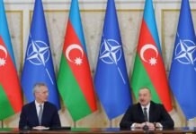 Prezident İlham Əliyev və NATO-nun Baş katibi Yens Stoltenberq mətbuata bəyanatla çıxış ediblər Azərbaycan Respublikasının Prezidenti İlham Əliyev və NATO-nun Baş katibi Yens Stoltenberq