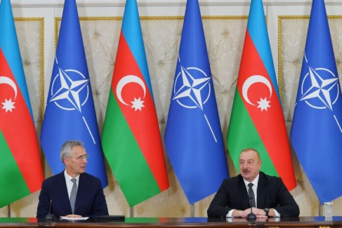 Azərbaycan Respublikasının Prezidenti İlham Əliyev və NATO-nun Baş katibi Yens Stoltenberq