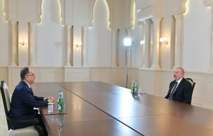Azərbaycan Respublikasının Prezidenti İlham Əliyev martın 14-də Albaniya Respublikasının Prezidenti Bayram Beqay ilə görüşüb