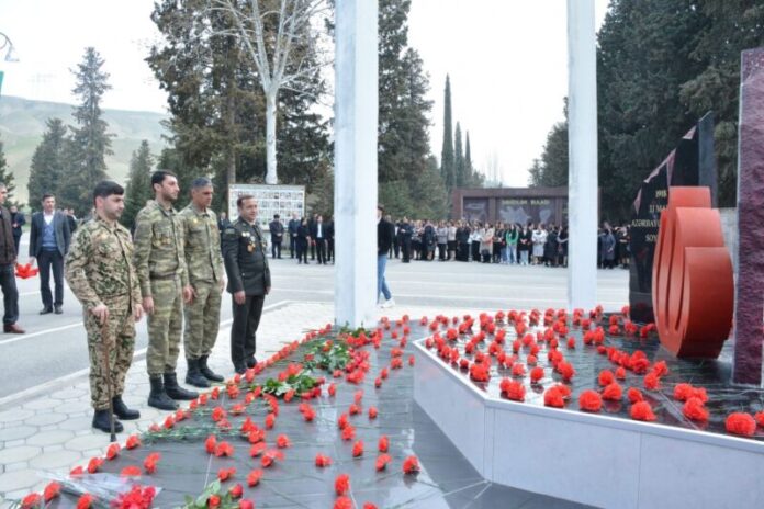 Göyçayda Azərbaycanlıların Soyqırımı Günü ilə əlaqədar anım tədbirləri