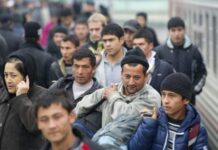 Sankt-Peterburqda 400-dən çox miqrant Rusiyadan qovulur miqrant