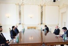 Azərbaycan Prezidenti İlham Əliyev Müsəlman Ağsaqqalları Şurasının Baş katibini qəbul edib Azərbaycan Respublikasının Prezidenti İlham Əliyev aprelin 2-də Müsəlman Ağsaqqalları Şurasının Baş katibi Məhəmməd Əbdülsalamı qəbul edib