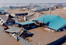 Qazaxıstanda daşqınlar səbəbindən təxliyə edilənlərin sayı 14 mini ötüb Qazaxıstanda daşqınlar